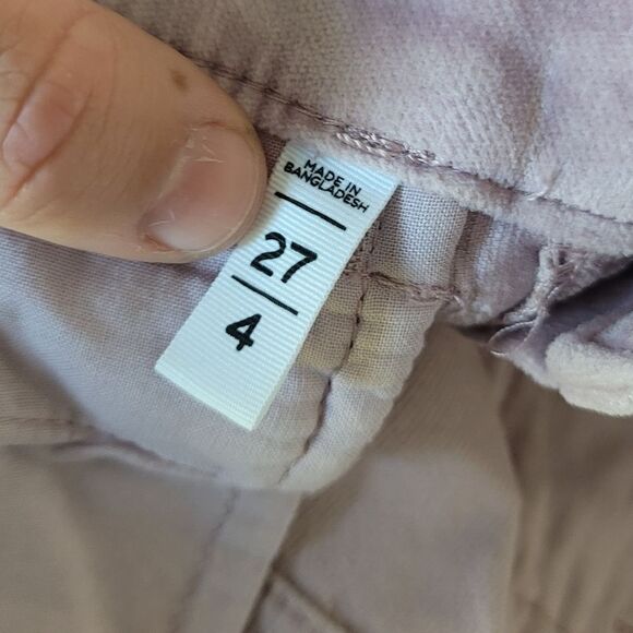 LOFT Velvet Cropped Pants - Picture 7 of 8